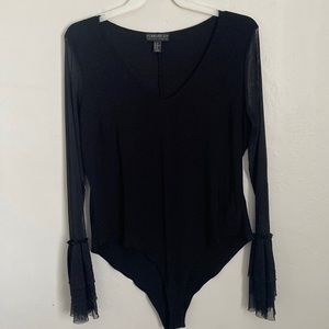 Forever 21 Plus Size Bell Sleeve Body Suit